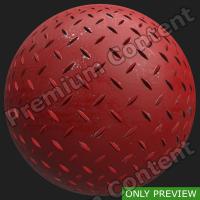 PBR painted metal red preview 0001